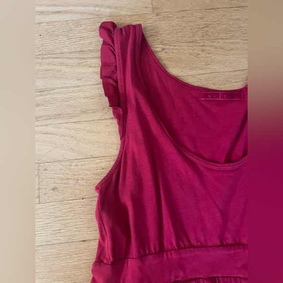 Velvet by Graham and Spencer cotton dress with pockets and pin tuck waist - Picture 9 of 9